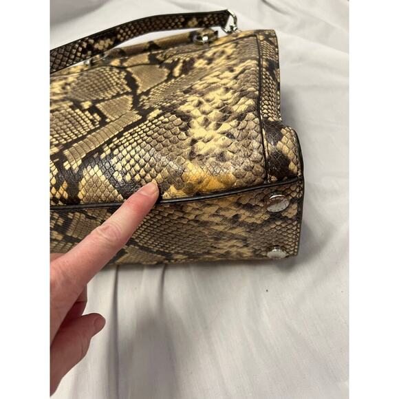 Michael Kors Python Jet Set Crossbody Removable Strap Bag GS - Picture 6 of 9